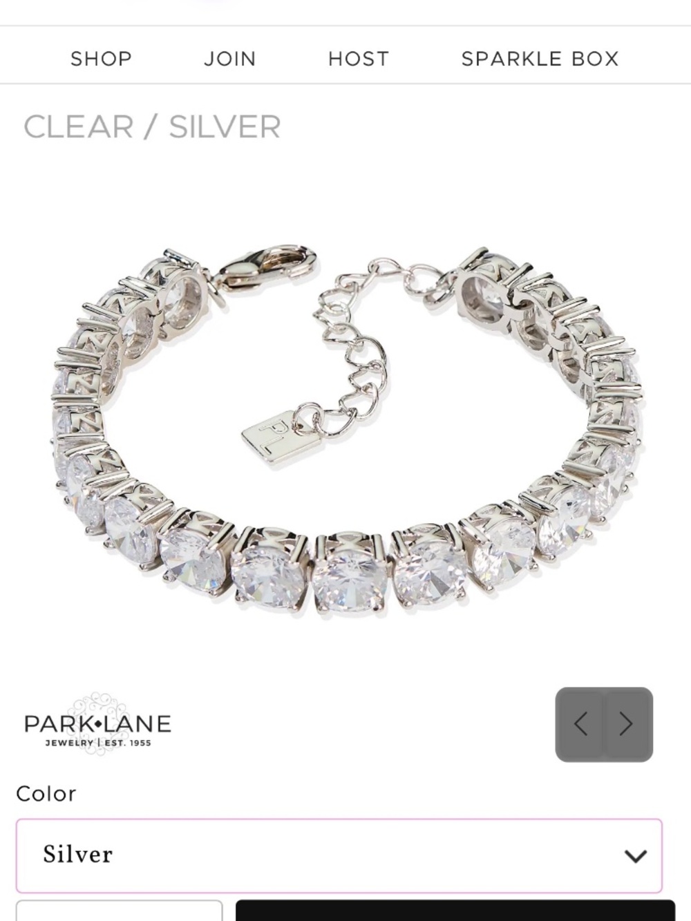 Park Lane Silver Impression Bracelet
